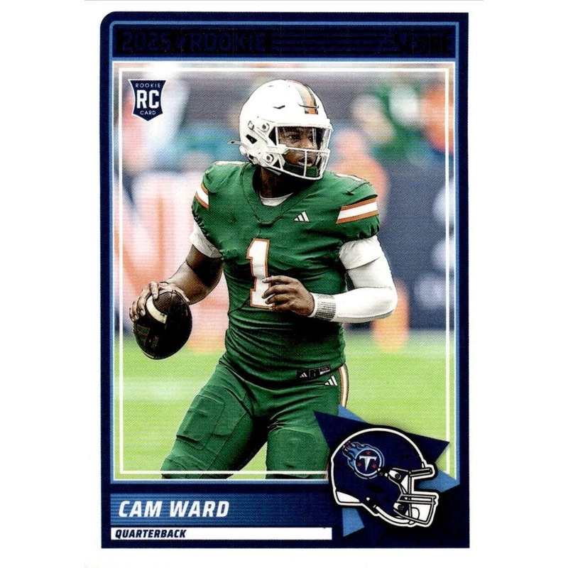2025 SCORE NFL RC 13 Cam Ward – Tennessee Titans