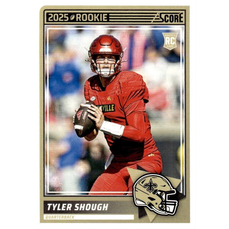 2025 SCORE NFL RC 71 Tyler Shough – New Orleans Saints