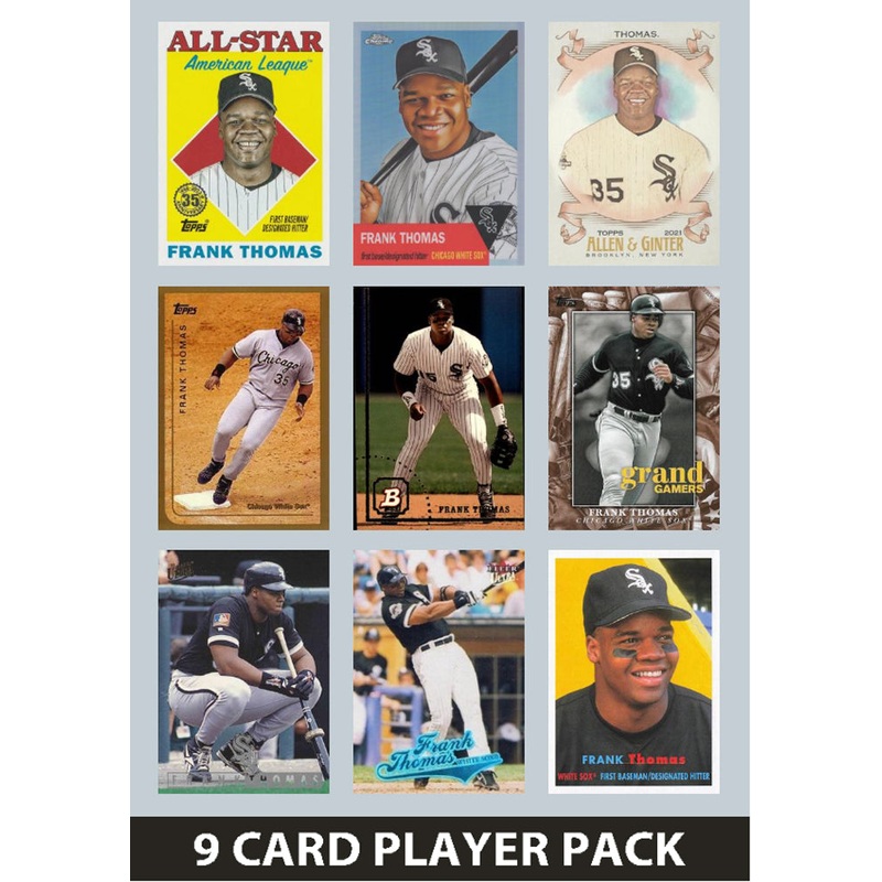 Frank Thomas Chicago White Sox 9 Card Legend Pack Topps Bowman 2025 2024 2023