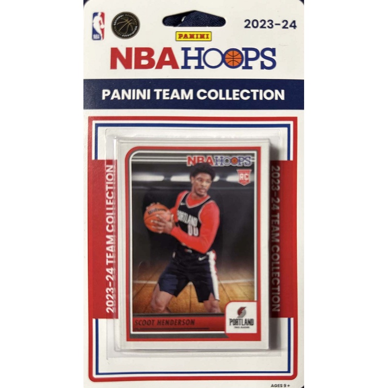 Portland Trail Blazers 2023 2024 Hoops Factory Sealed Team Set Scoot Henderson