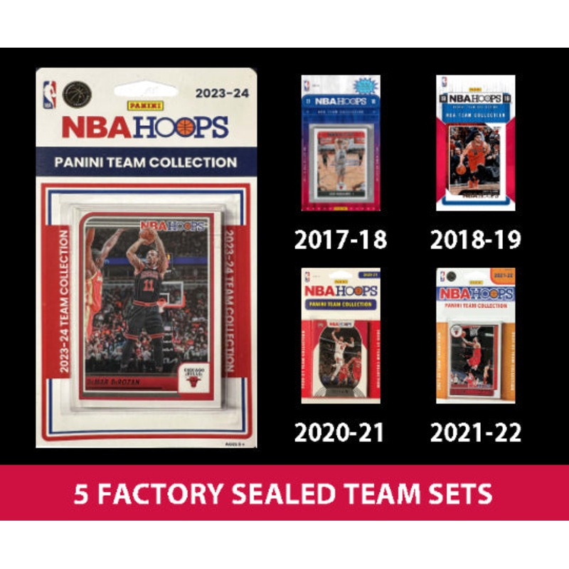 2023-24 NBA HOOPS Chicago Bulls Team Set DeRozan Lavine 2022 2018 2019