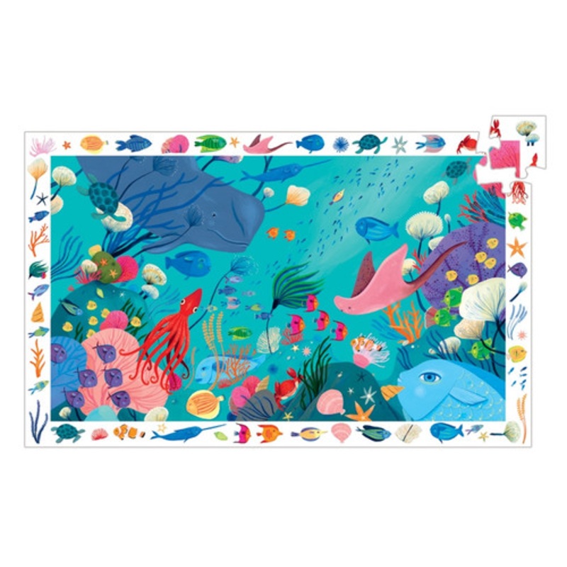 “Djeco Aquatic 54pc Observation Puzzle”