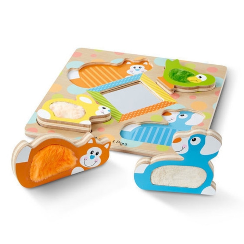 “Melissa & Doug – First Play – Touch & Feel Puzzle – Pets”