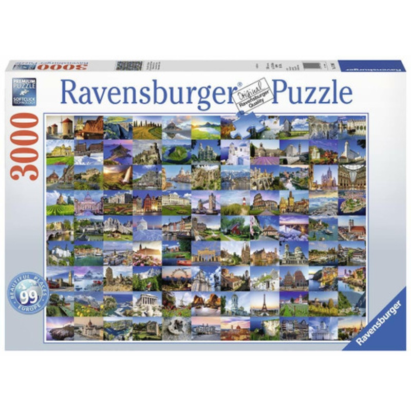 “Ravensburger 3000pc – 99 Beautiful Places of Europe Puzzle”
