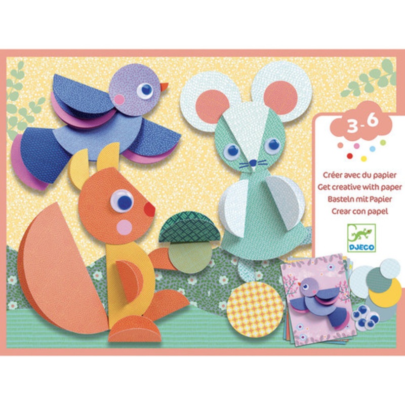 “Djeco – Round and Round Paper Collage”