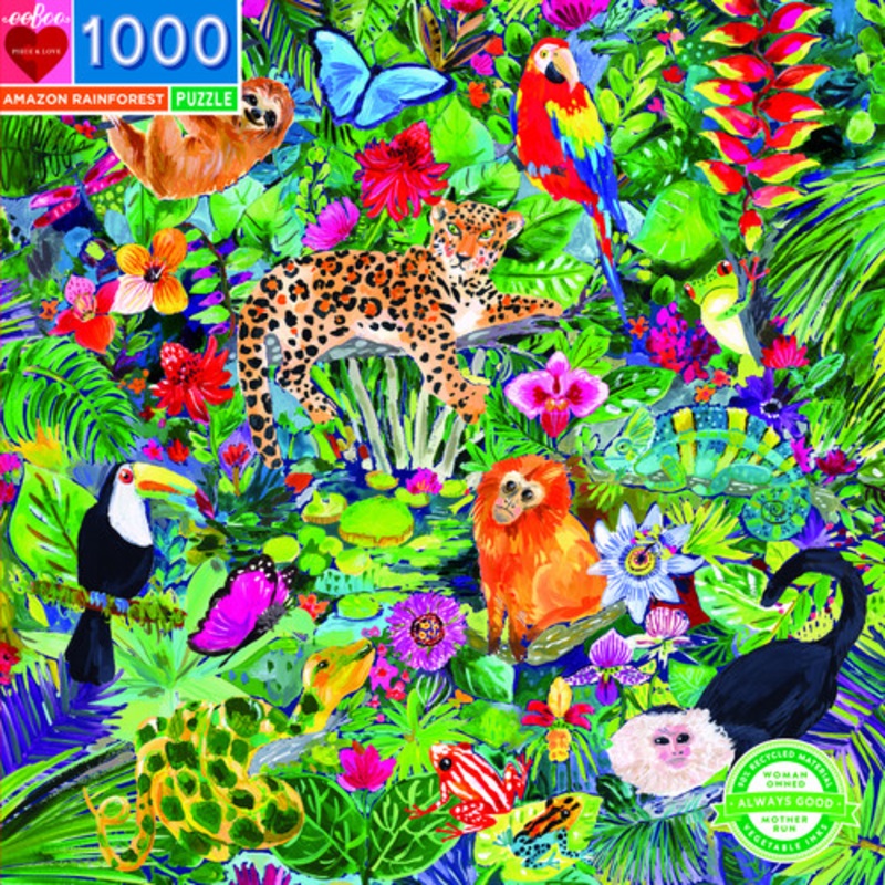 “eeBoo 1000pc – Amazon Rainforest Puzzle”