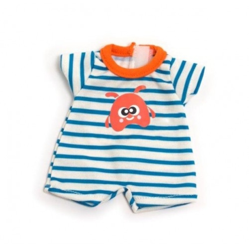 “Miniland Clothing 21cm – Light Stripey Pyjamas”