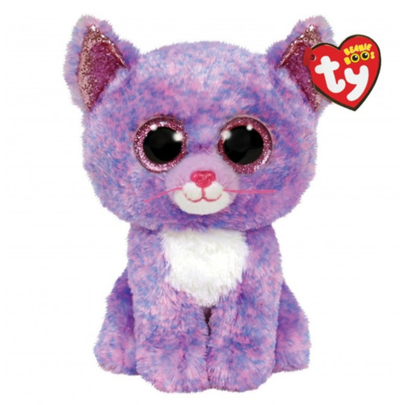 “TY Beanie Boos Regular – Cassidy the Lavender Cat”
