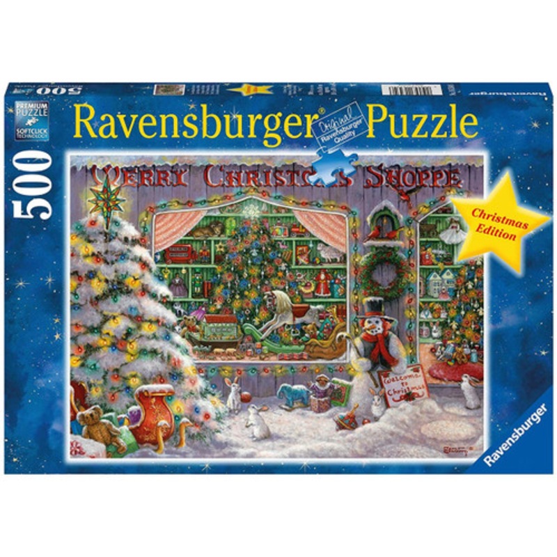 “Ravensburger 500pc – The Christmas Shop Puzzle”