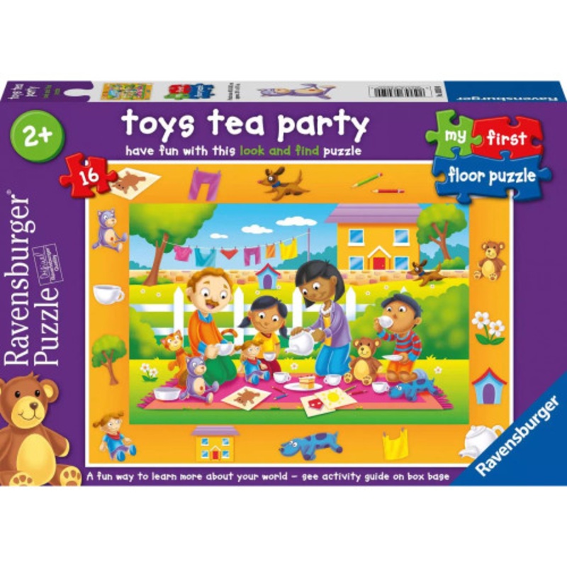 “Ravensburger Toys Tea Party My First Floor Puzzle 16 pieces”