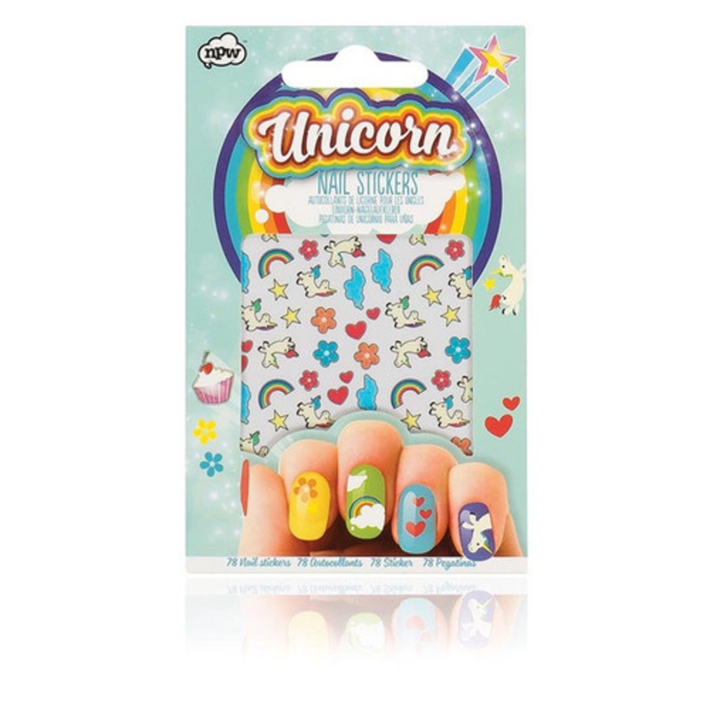 “Unicorn Nail Stickers”