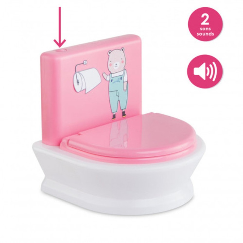 “Corolle – Interactive Toilet for 30cm & 36cm Baby Dolls”