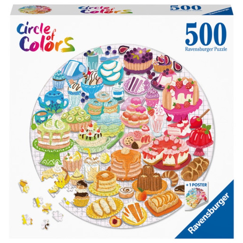“Ravensburger 500pc – Circle of Colors Desserts Puzzle”