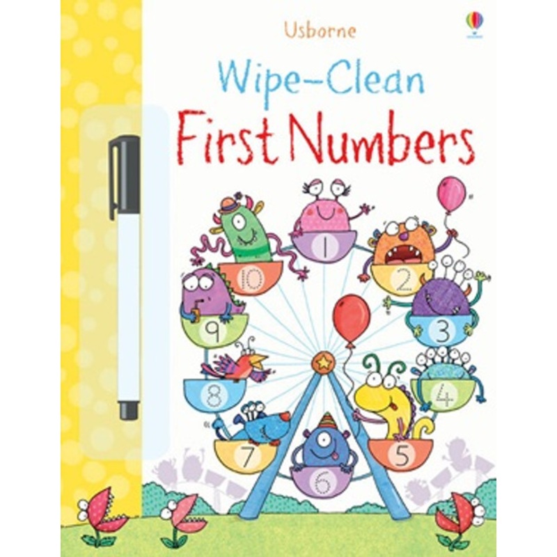 “Usborne Wipe-Clean First Numbers Book”