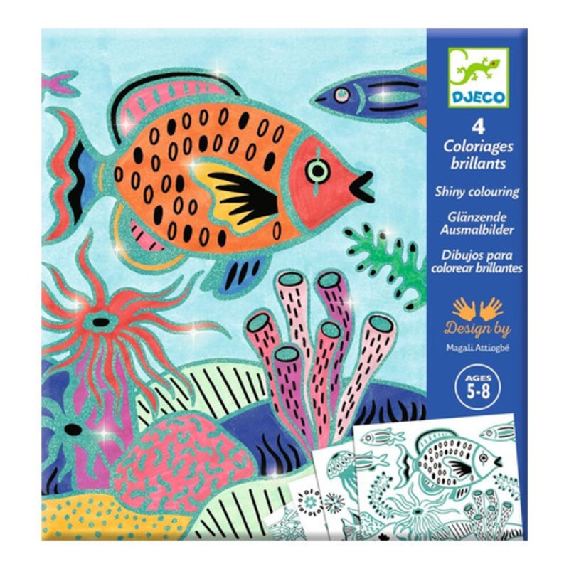 “Djeco –  Shiny Colouring – Under the Sea Colouring”