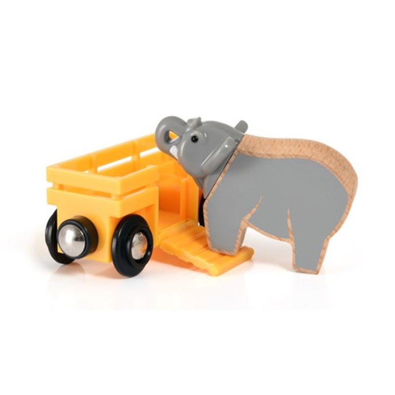 “BRIO Vehicle – Elephant and Wagon 33969”