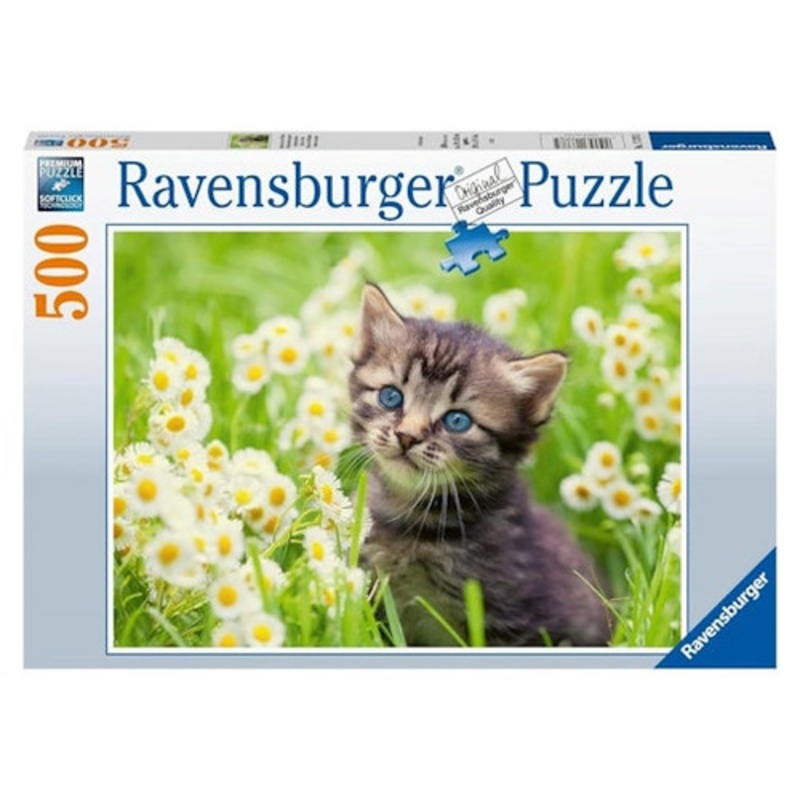 “Ravensburger 500pc – Kitten in the Meadow Puzzle”