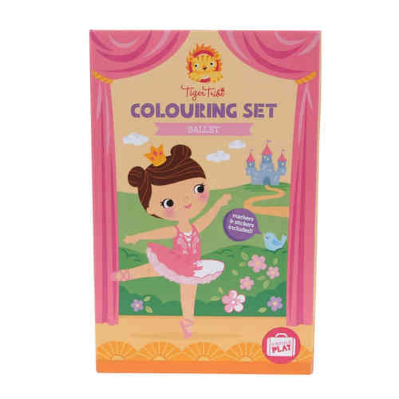 “Tiger Tribe Colouring Set – Ballet”