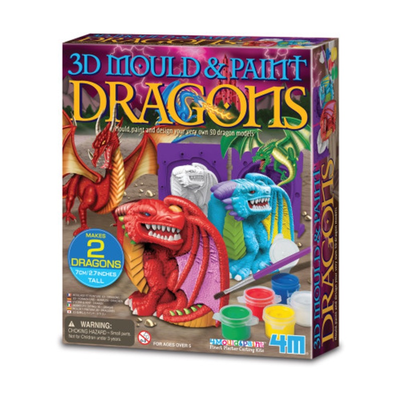 “4M – 3D Mould & Paint – Dragons”