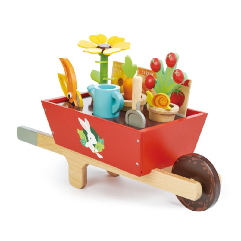 “Tender Leaf Toys – Garden Wheelbarrow Set”