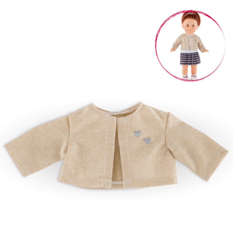 “Corolle – Ma Corolle – Gold Sparkle Cardigan 36cm”