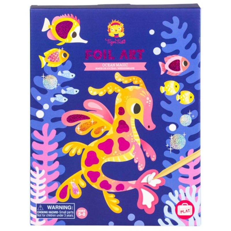 “Tiger Tribe Foil Art – Ocean Magic”
