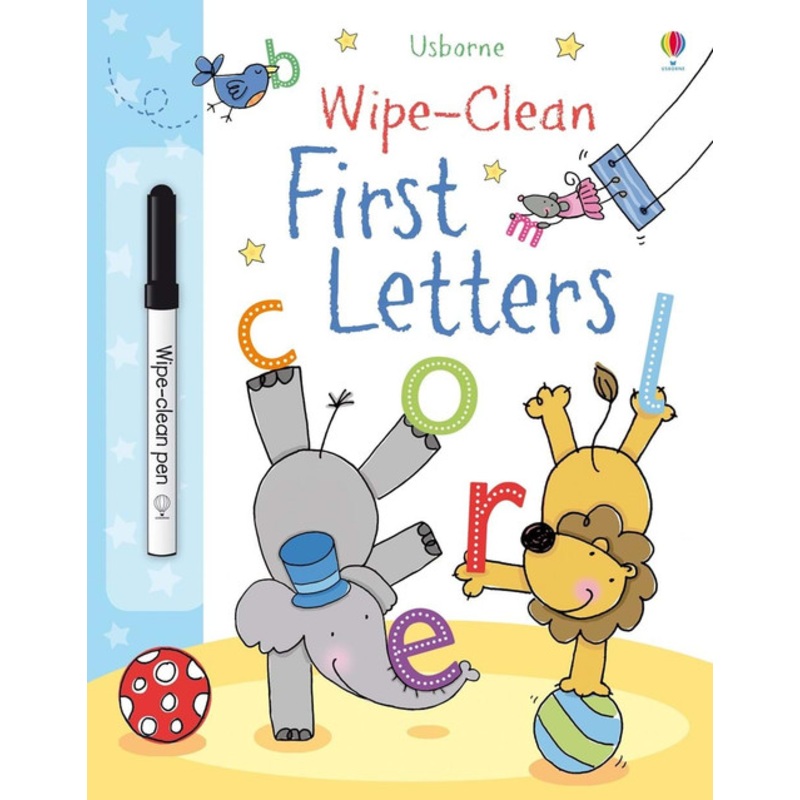 “Usborne Wipe-Clean First Letters”