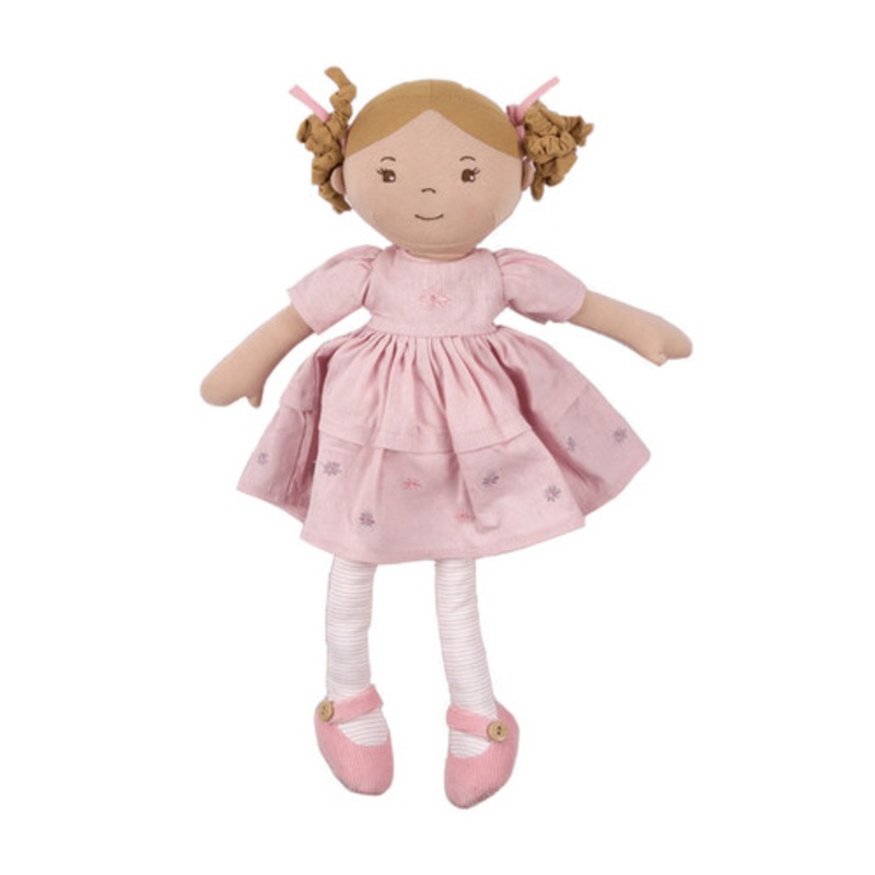 “Bonikka – Amelia Linen Doll with Brown Hair”