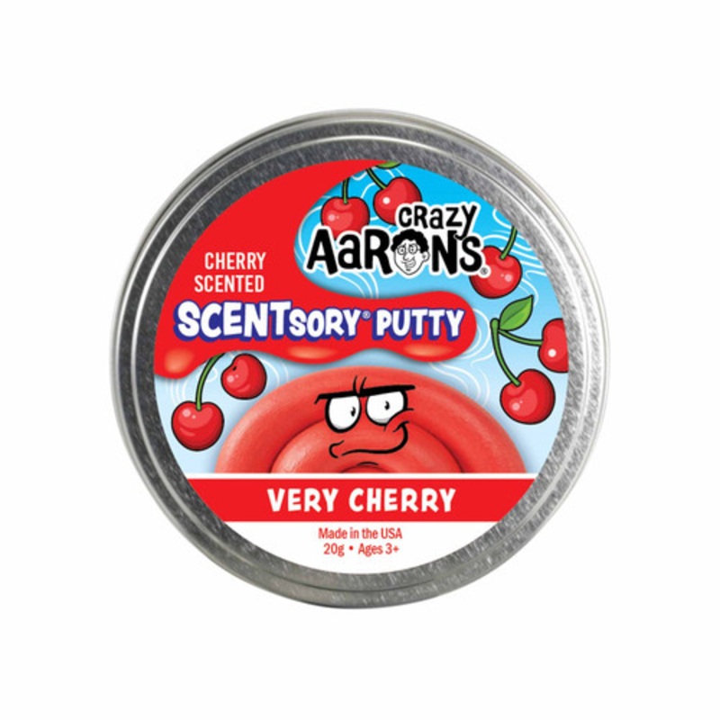 “Crazy Aaron’s Cherry Scented SCENTsory Putty – Very Cherry 2.75″ Tin”
