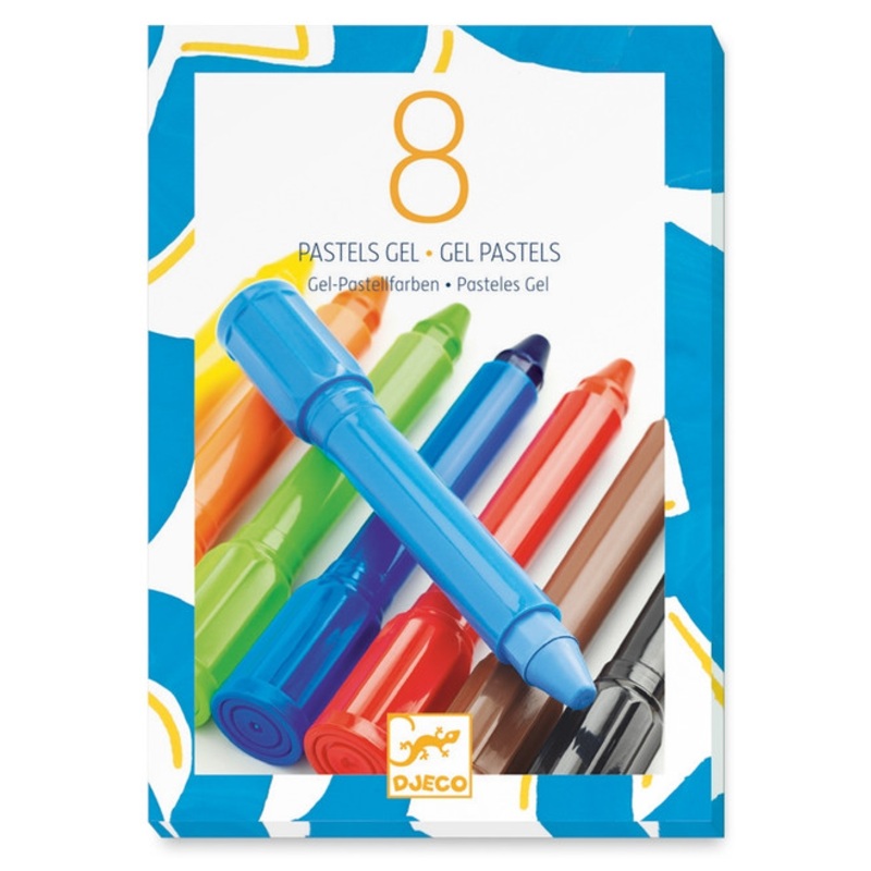“Djeco – Classic Gel Pastels – 8”