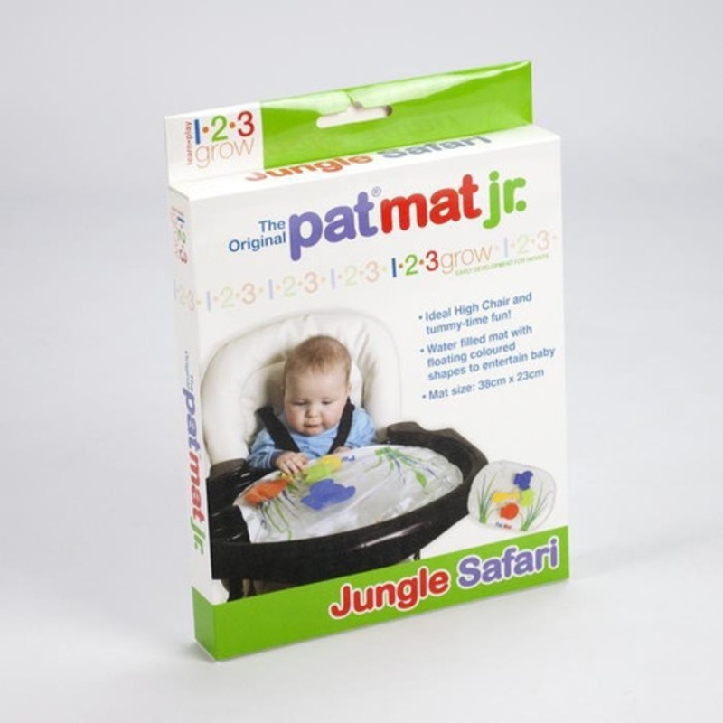 “123 Grow – Sensory Pat Mat Junior – Jungle Safari *minor box damage*”