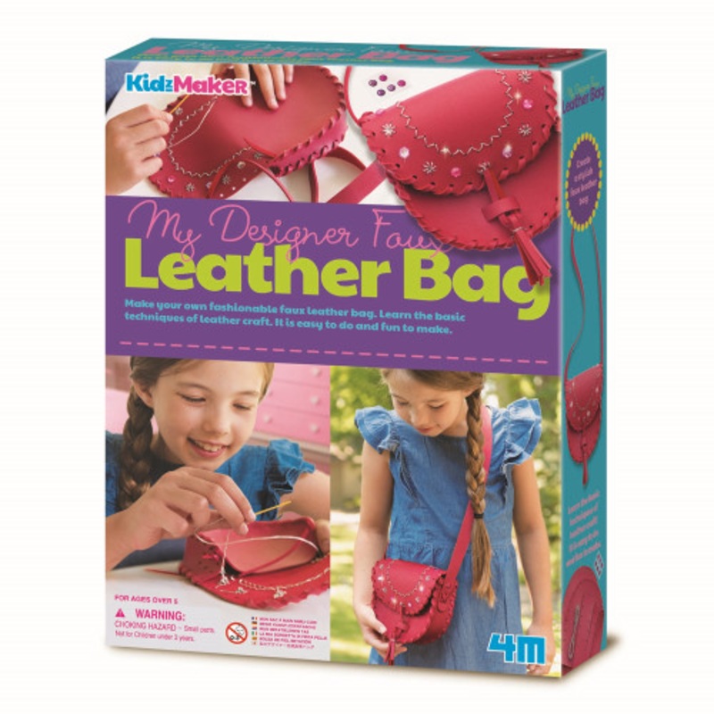 “4M – KidzMaker – My Designer Faux Leather Bag”