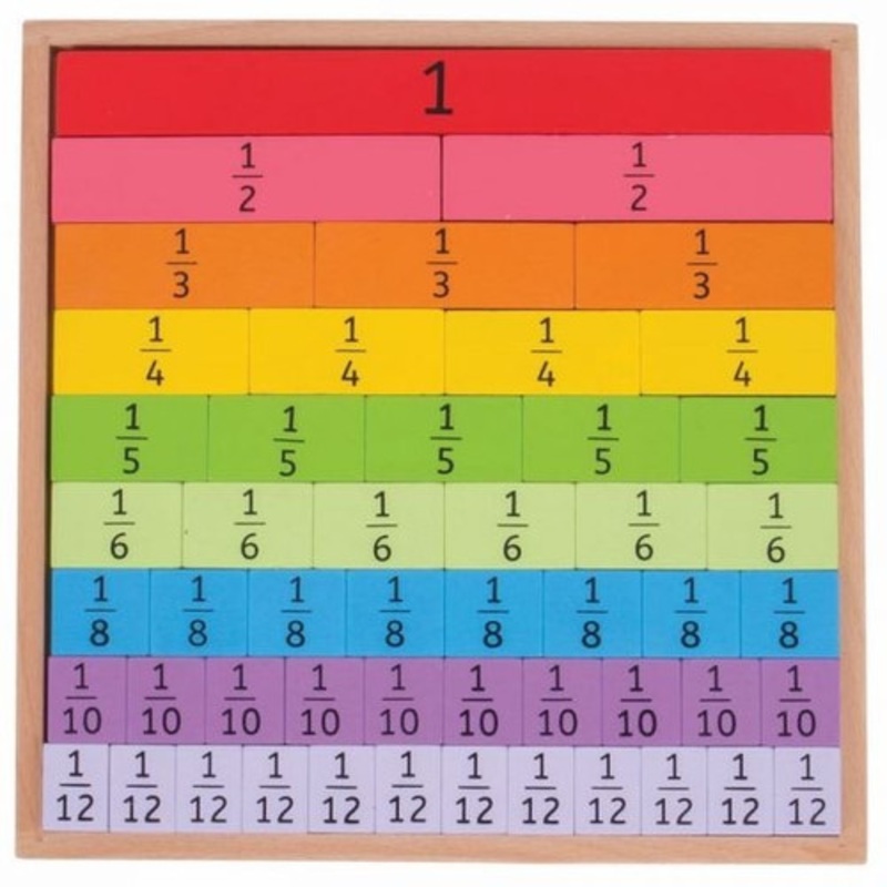 “Bigjigs Toys- Fractions Tray”