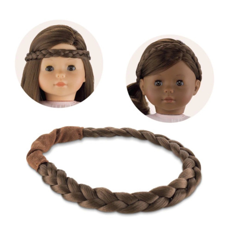 “Corolle Ma Corolle – Brunette Braided headband”