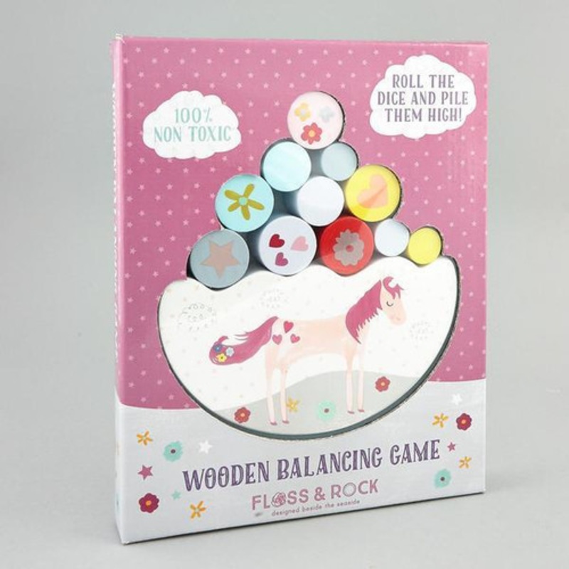 “Floss & Rock – Wooden Balancing Game Unicorn”