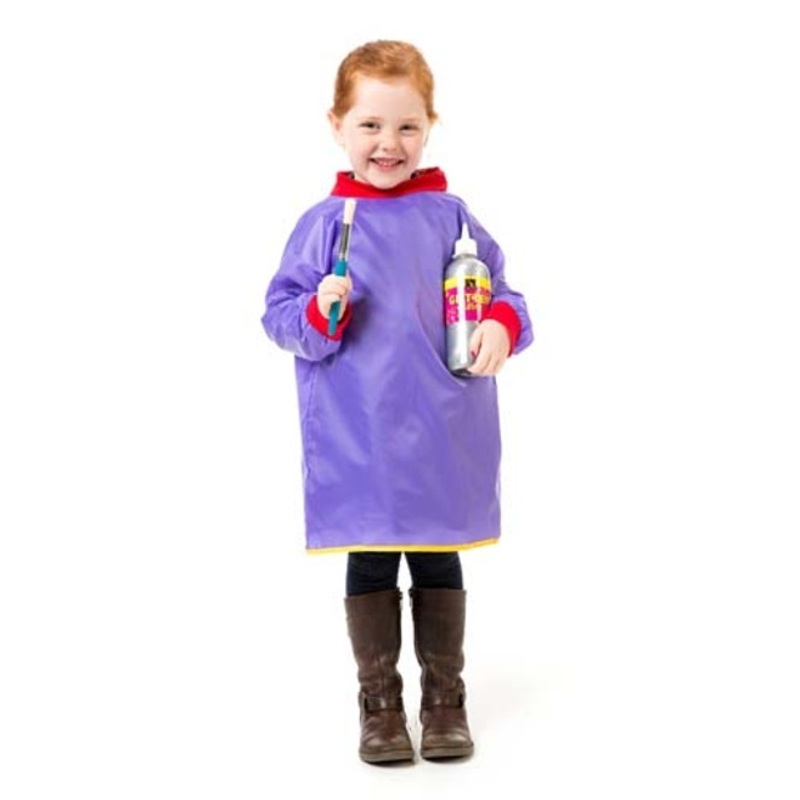 “Toddler Smocks Purple Ages 2-4”