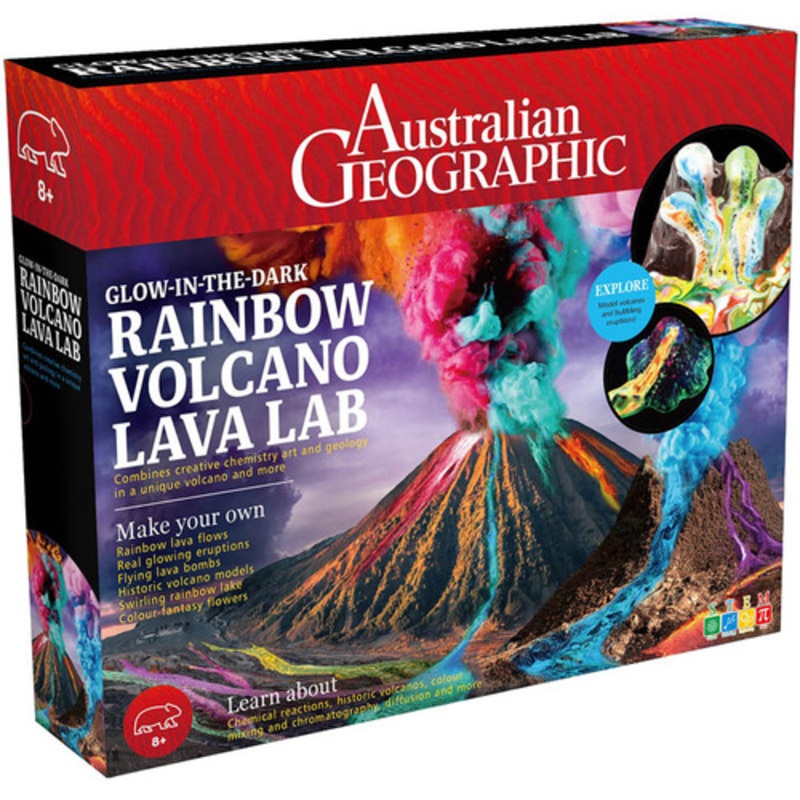 “Australian Geographic – Rainbow Volcano Lava Lab”