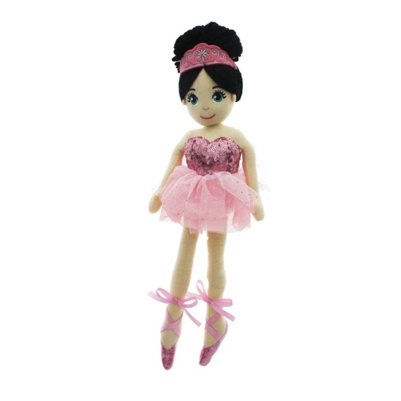 “Cotton Candy – 45cm ANGEL Ballerina with Light Pink Sequins”