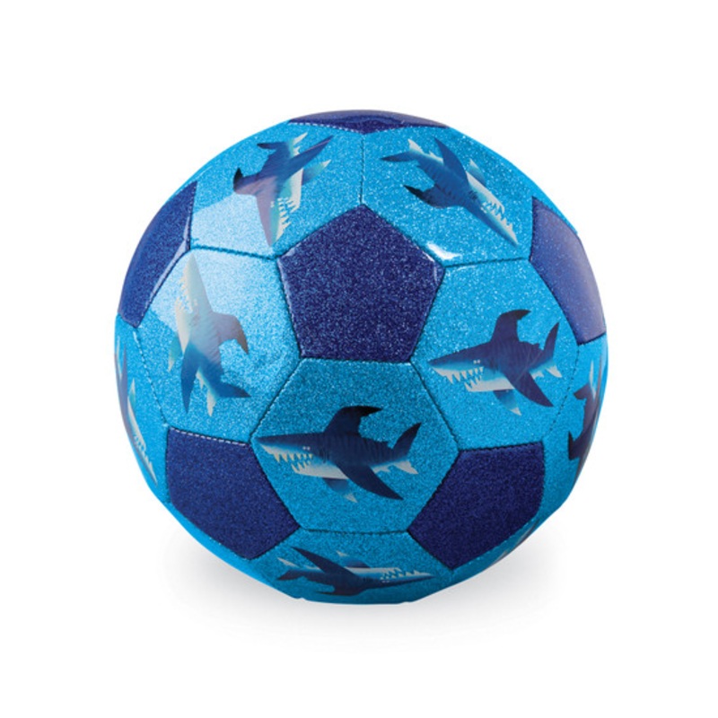 “Crocodile Creek – Glitter Soccer Ball – Shark City (Size 3)”