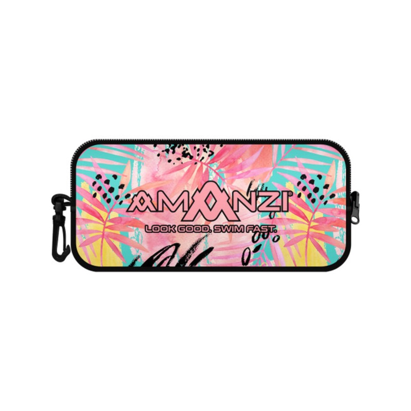 “Amanzi – Neoprene Case – Peachy Palms”