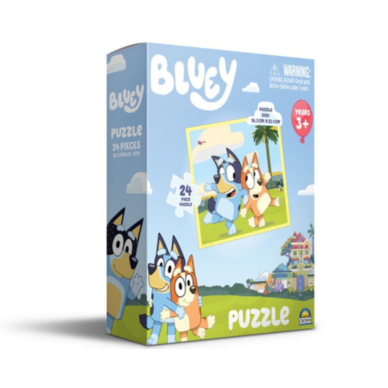 “Bluey Puzzle 24pc – Bluey and Bingo”