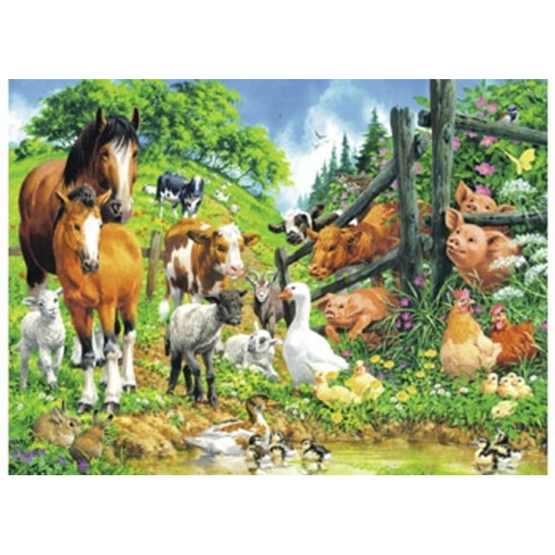 “Ravensburger 100pc – Animal Get Together Puzzle”