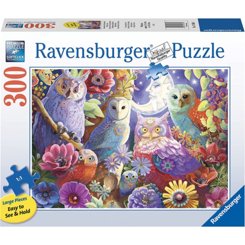 “Ravensburger 300pc – Night Owl Hoot Large Format Puzzle”