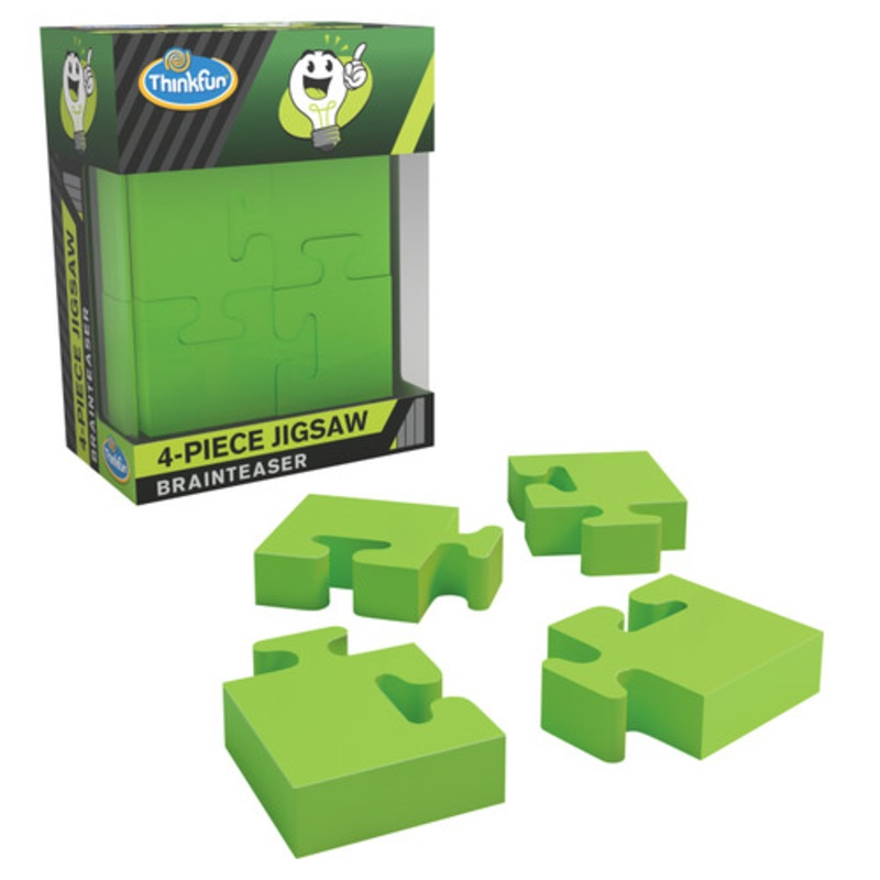 “ThinkFun 4-Piece Jigsaw Brainteaser 4 Piece Jigsaw Puzzle”