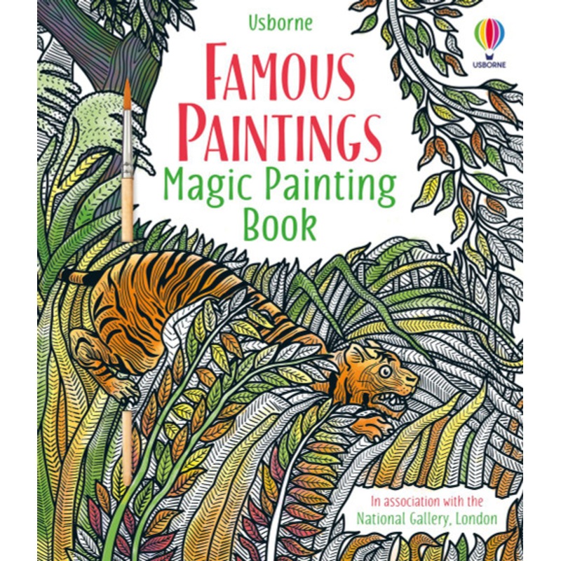 “Usborne – Famous Paintings Magic Painting Book”