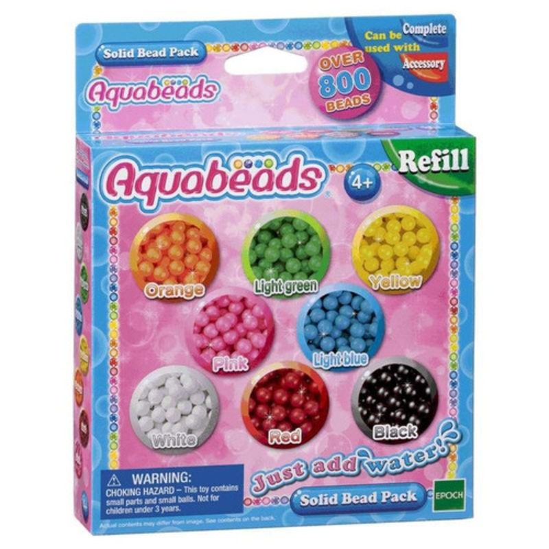 “Aquabeads – Solid Bead Pack- Refill”