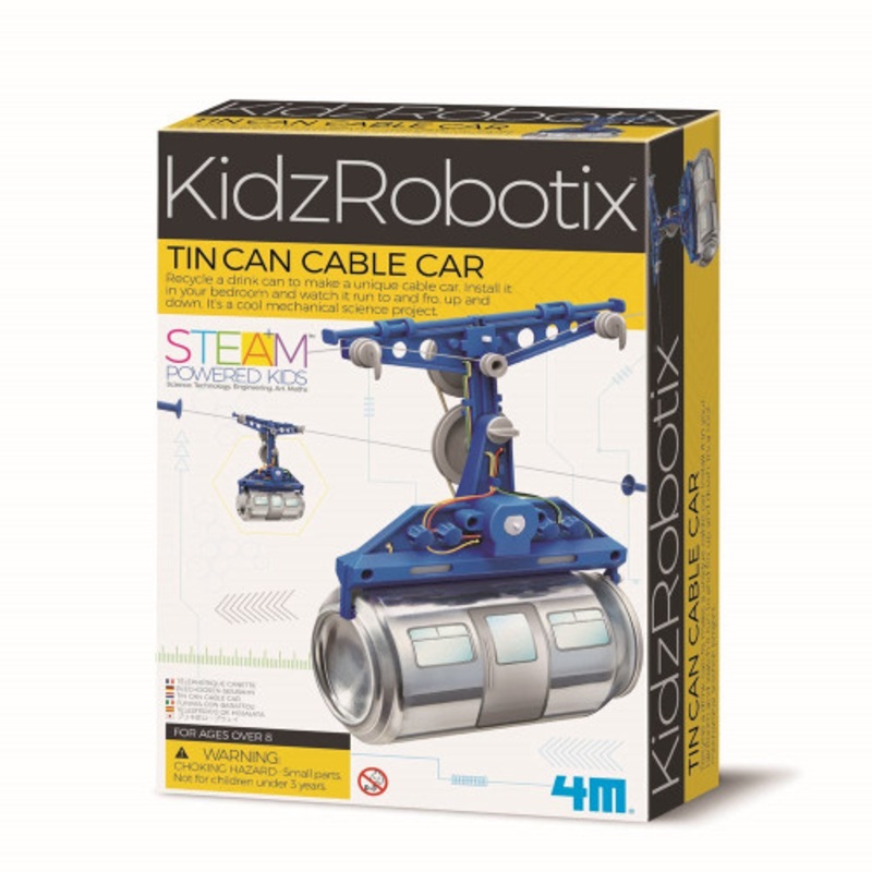 “4M KidzRobotix – Tin Can Cable Car”