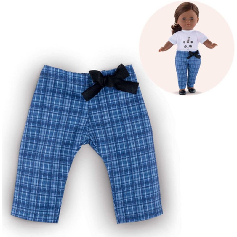 “Corolle – Ma Corolle – Blue Checkered Pants – 36cm”