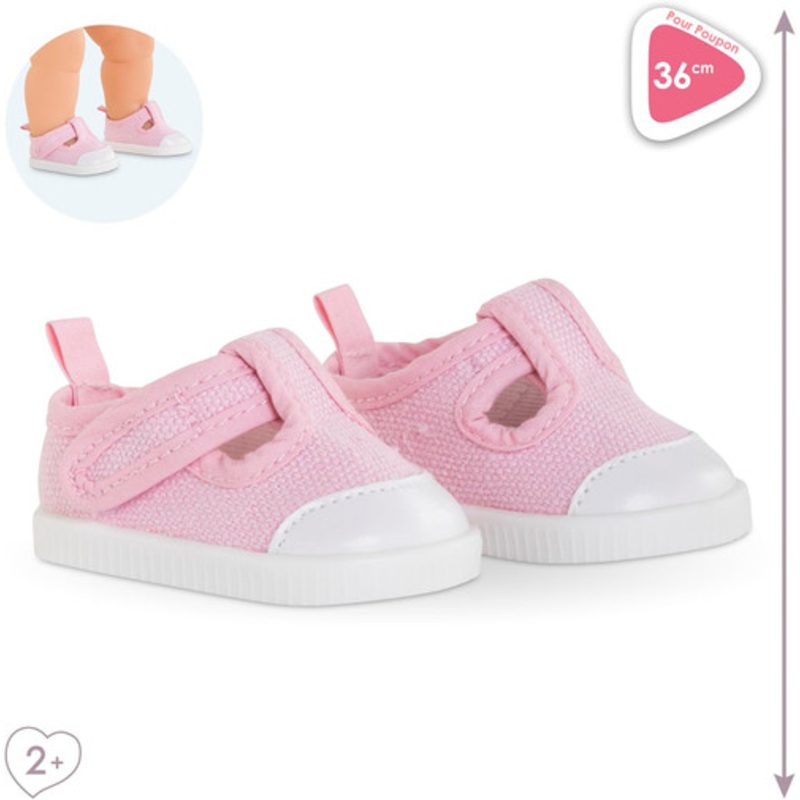 “Corolle – Mon Grand Poupon – Pink Sneakers for 36cm Baby Doll”