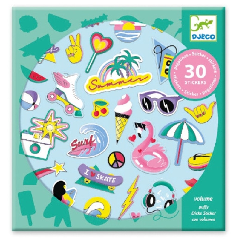 “Djeco – 30pc California Stickers”